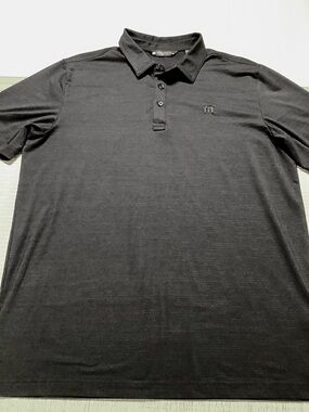 Travis Mathew Black Polo with Subtle Logo